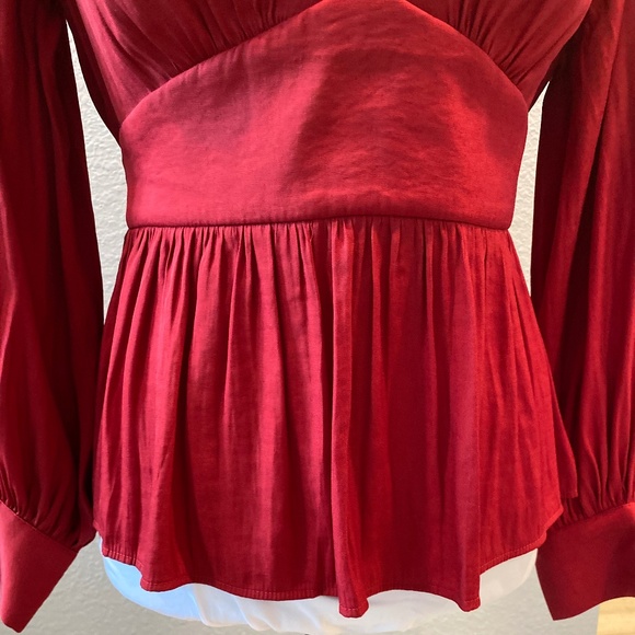 New Banana Republic Poplin Blouse NWOT - Picture 3 of 10